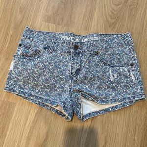 RVCA denim shorts
